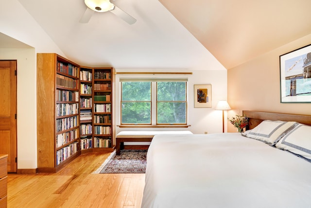 174 Middle Rd, Chilmark, MA 02535 - bedroom with light wood-style floors and lofted ceiling