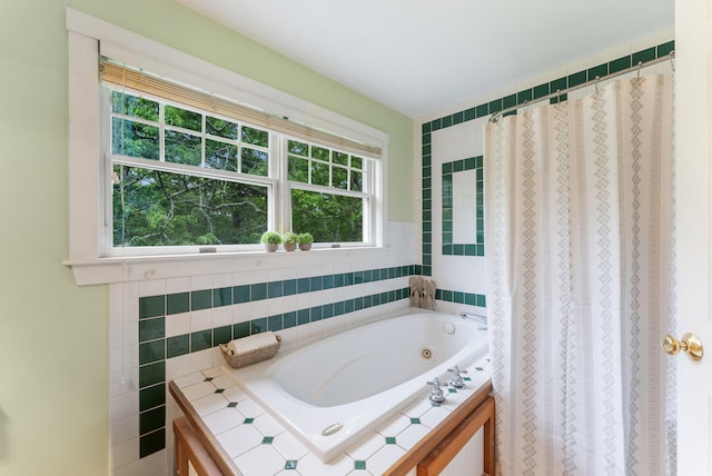 5 Bayes Hill Cir, Oak Bluffs, MA 02557 - full bath featuring a whirlpool tub and curtained shower