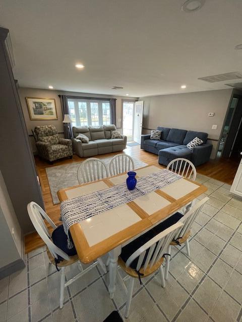 view of dining room