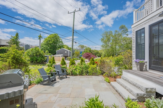 350 Bradford St Unit U5, Provincetown, MA 02657 - view of patio / terrace featuring grilling area