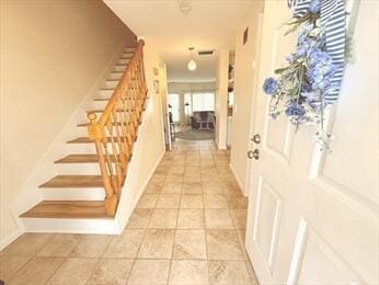 4 Westcliff Dr Unit 4, Cedarville, MA 02360 - foyer featuring stairway and light tile patterned floors