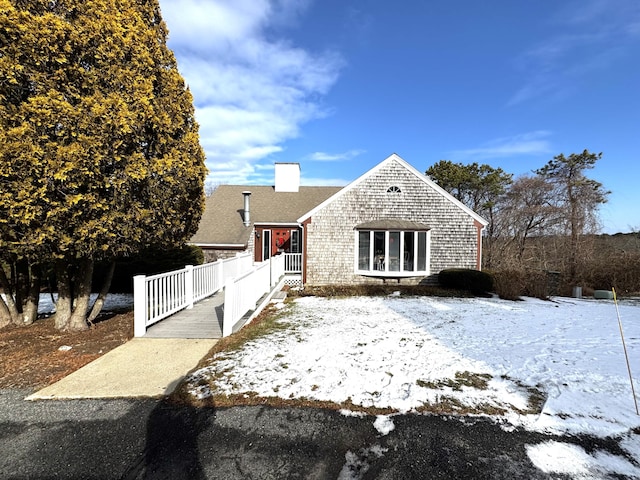 view of front of home