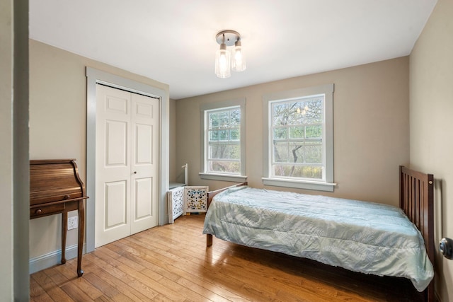 18 Race Rd, West Yarmouth, MA 02673 - bedroom with hardwood / wood-style floors and a closet