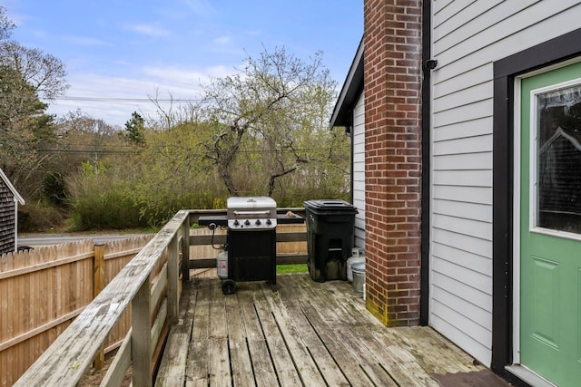 18 Race Rd, West Yarmouth, MA 02673 - deck with area for grilling