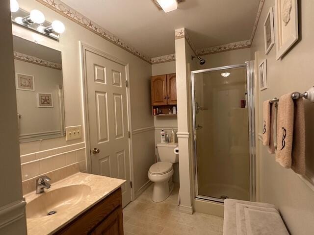 481 Buck Island Rd Unit 17Fa, West Yarmouth, MA 02673 - bathroom with a shower stall and vanity