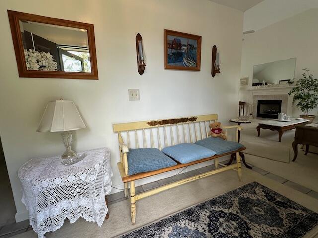 481 Buck Island Rd Unit 17Fa, West Yarmouth, MA 02673 - bedroom featuring a fireplace