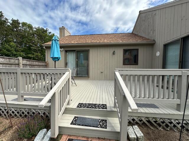481 Buck Island Rd Unit 17Fa, West Yarmouth, MA 02673 - view of wooden deck
