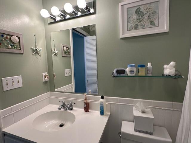 481 Buck Island Rd Unit 17Fa, West Yarmouth, MA 02673 - bathroom featuring toilet and vanity