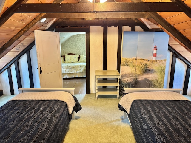 11 Willow Ln, South Yarmouth, MA 02664 - bedroom featuring carpet and wood ceiling