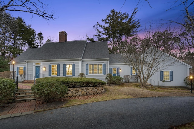 view of cape cod house