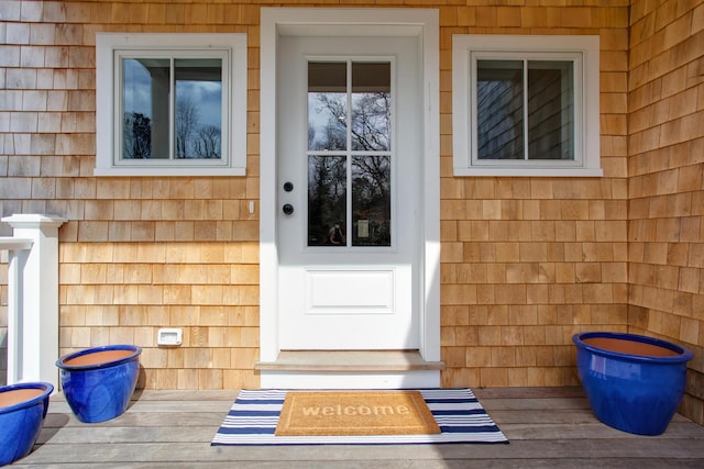 view of property entrance