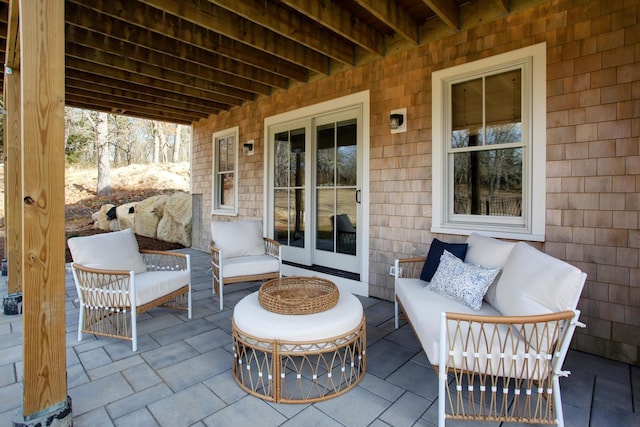 view of patio / terrace with outdoor lounge area