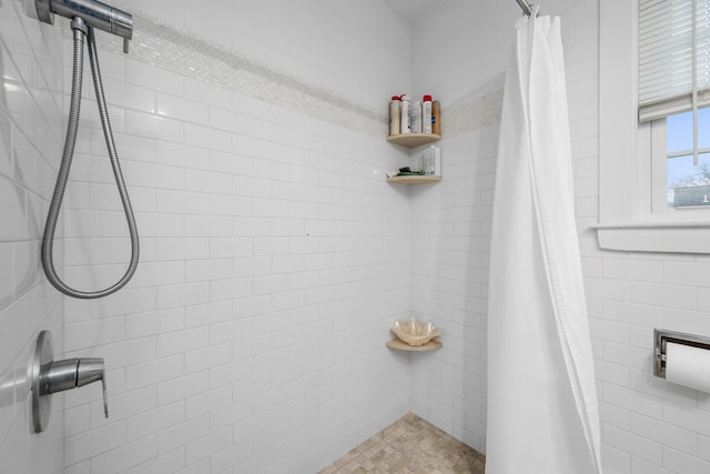 193 Main St, Sandwich, MA 02563 - bathroom featuring tiled shower