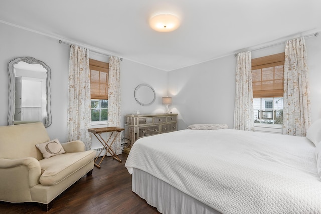 193 Main St, Sandwich, MA 02563 - bedroom with dark wood finished floors