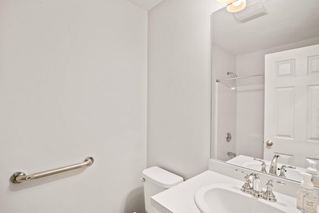 12 Wildflower Vlg, Yarmouth Port, MA 02675 - bathroom featuring vanity, toilet, and  shower combination
