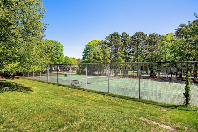 12 Wildflower Vlg, Yarmouth Port, MA 02675 - view of tennis court