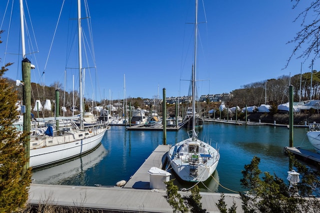 10 Westerly Dr, Bourne, MA 02532 - dock area featuring a water view