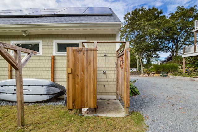 10 Westerly Dr, Bourne, MA 02532 - view of outdoor structure with solar panels