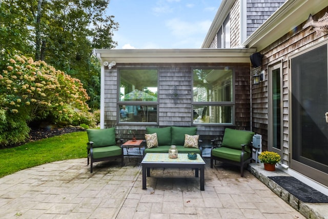 10 Westerly Dr, Bourne, MA 02532 - view of patio / terrace with an outdoor living space