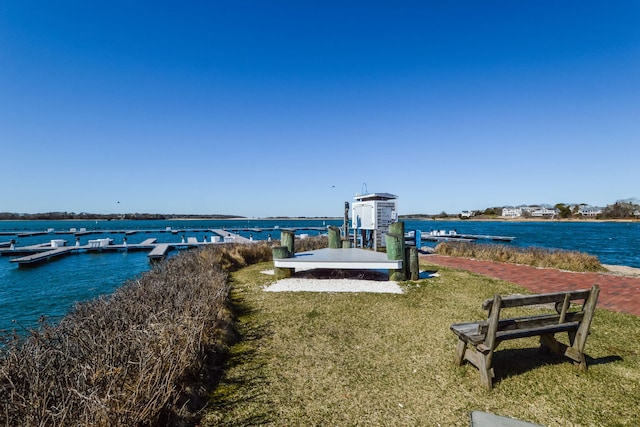 10 Westerly Dr, Bourne, MA 02532 - view of property's community featuring a water view and a boat dock