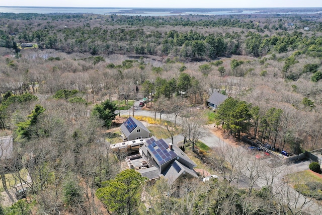 10 Westerly Dr, Bourne, MA 02532 - drone / aerial view with a wooded view
