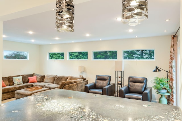 10 Westerly Dr, Bourne, MA 02532 - living room featuring recessed lighting