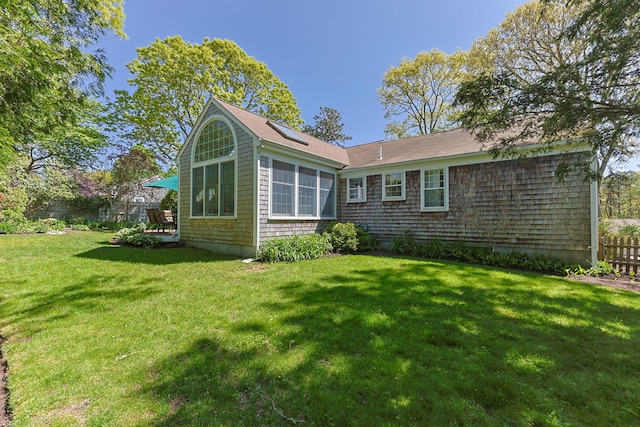 54 Mcnamara Ave, West Yarmouth, MA 02673 - view of rear view of house