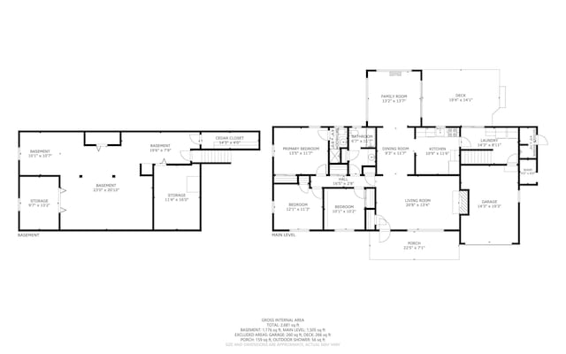 54 Mcnamara Ave, West Yarmouth, MA 02673 - floor plan / room layout
