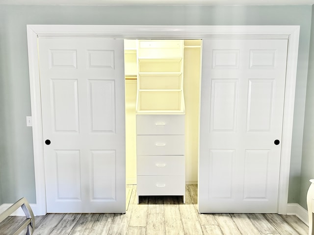 view of closet