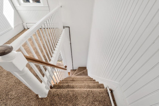 view of staircase