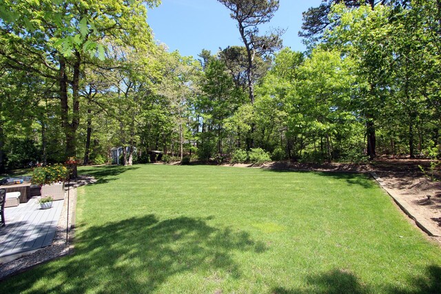 473 Thousand Oaks Dr, Brewster, MA 02631 - view of green lawn