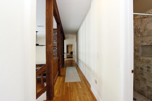 473 Thousand Oaks Dr, Brewster, MA 02631 - corridor featuring light wood-style floors