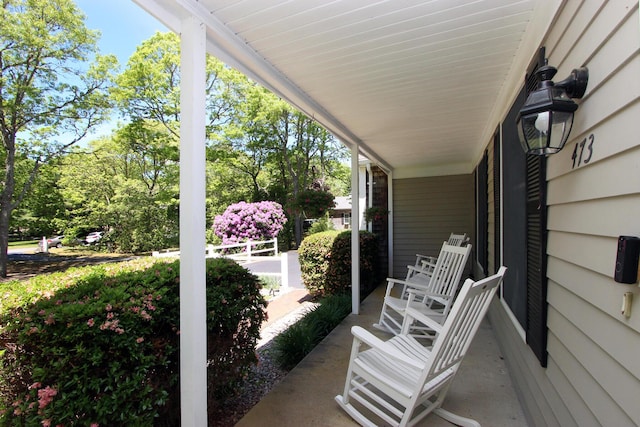 473 Thousand Oaks Dr, Brewster, MA 02631 - view of covered porch