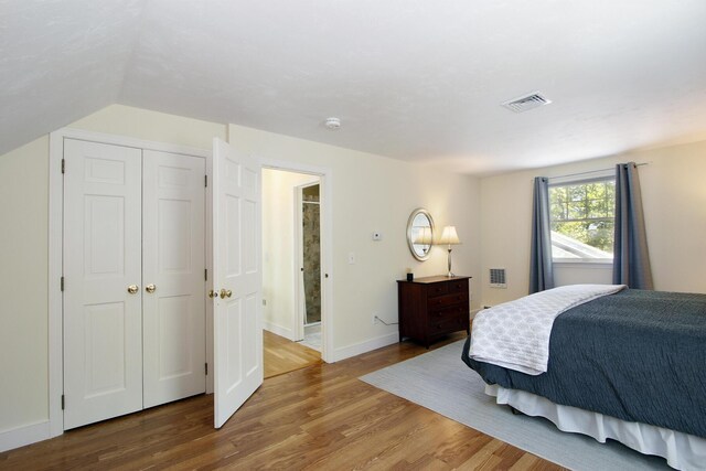 473 Thousand Oaks Dr, Brewster, MA 02631 - bedroom featuring wood finished floors and a closet