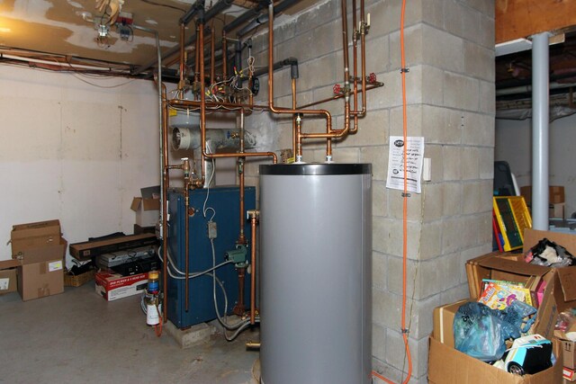 473 Thousand Oaks Dr, Brewster, MA 02631 - utilities featuring water heater and a heating unit