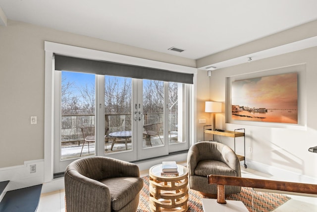 view of living area