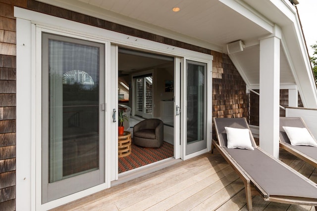 view of deck
