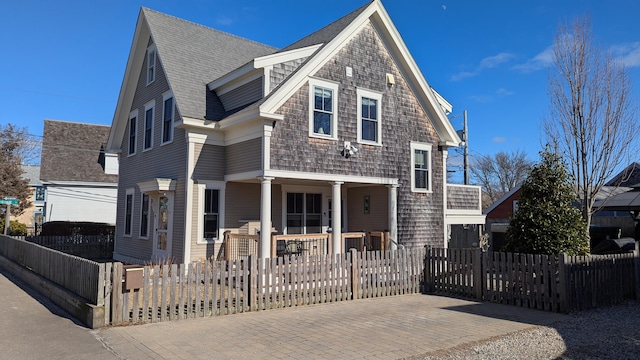 view of front of house with a porch