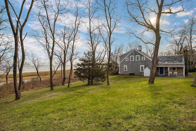495 Chequessett Neck Rd, Wellfleet, MA 02667 - view of yard with an outdoor structure