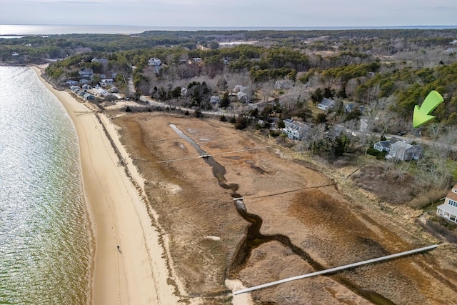 495 Chequessett Neck Rd, Wellfleet, MA 02667 - drone / aerial view featuring a water view