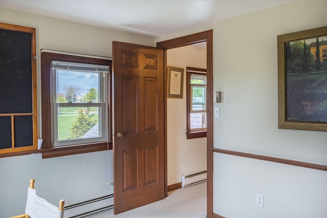 78 Wood Ave, Sandwich, MA 02563 - entrance foyer featuring a baseboard heating unit, healthy amount of natural light, a baseboard radiator, and baseboards