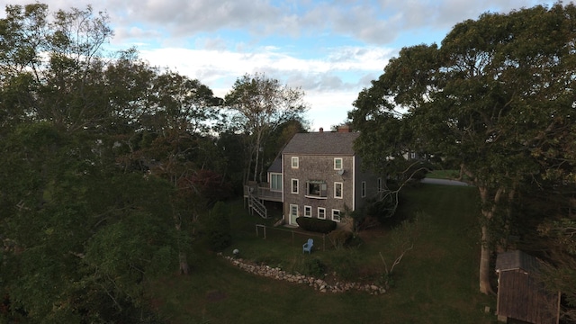 78 Wood Ave, Sandwich, MA 02563 - view from above of property
