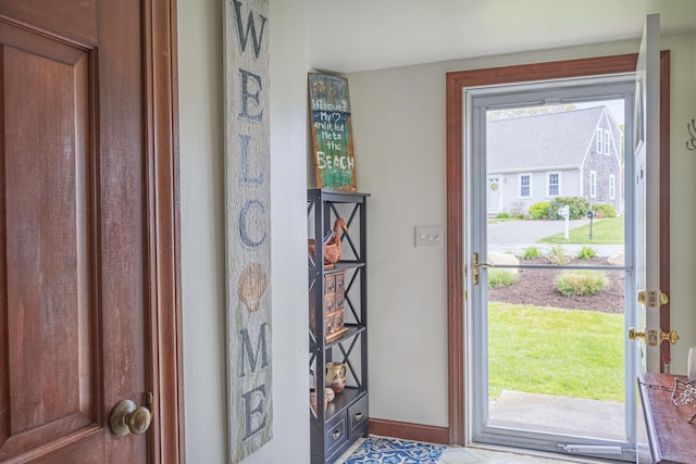 78 Wood Ave, Sandwich, MA 02563 - foyer entrance featuring baseboards