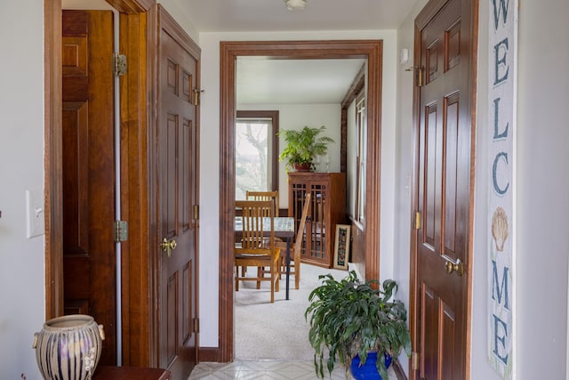 78 Wood Ave, Sandwich, MA 02563 - foyer featuring baseboards and light carpet