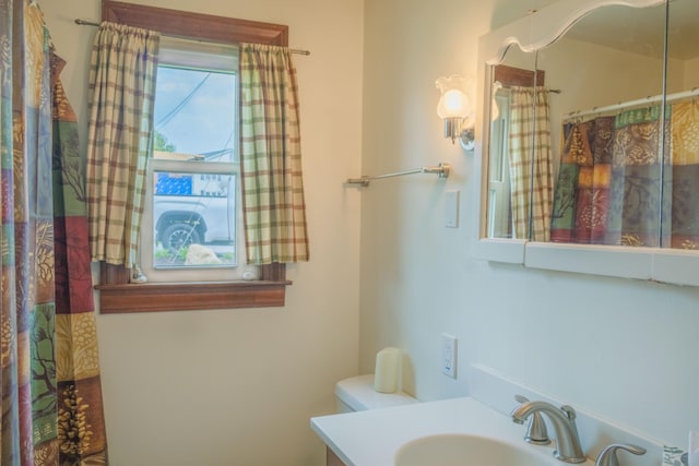 78 Wood Ave, Sandwich, MA 02563 - full bath featuring vanity, toilet, and curtained shower
