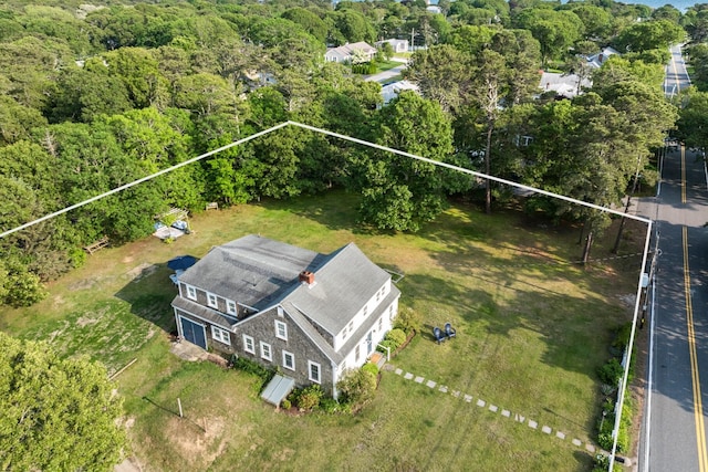 77 Pleasant Rd, West Harwich, MA 02671 - aerial overview of property's location featuring property boundaries highlighted and a forest