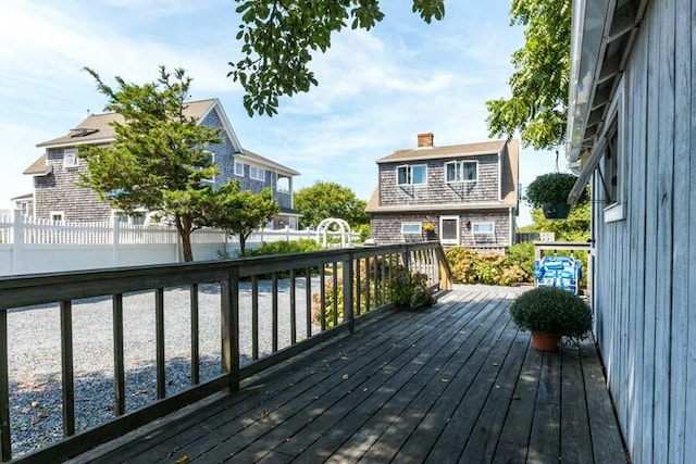 232 Robbins Hill Rd, Brewster, MA 02631 - deck with fence