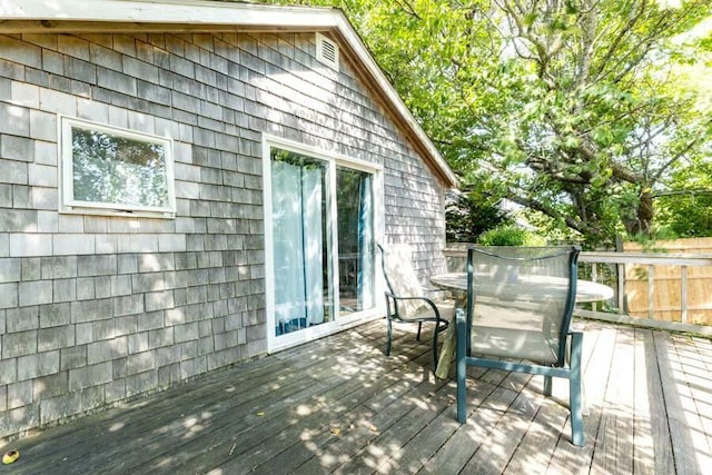 232 Robbins Hill Rd, Brewster, MA 02631 - deck featuring outdoor dining area