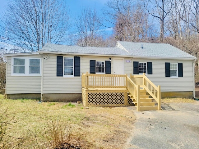 379 Main St, Mashpee, MA 02649 - view of front facade with a shingled roof