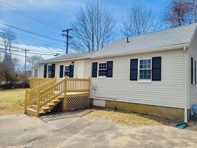 379 Main St, Mashpee, MA 02649 - view of front of home featuring roof with shingles